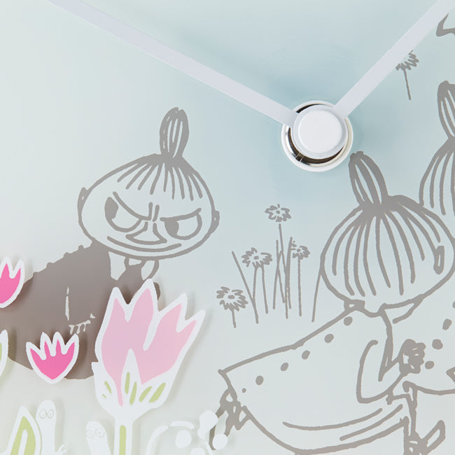 MOOMIN TIMEPIECES ムーミン タイムピーシーズ 壁掛けクロック 河東梨香デザイン ( Little My chasing )