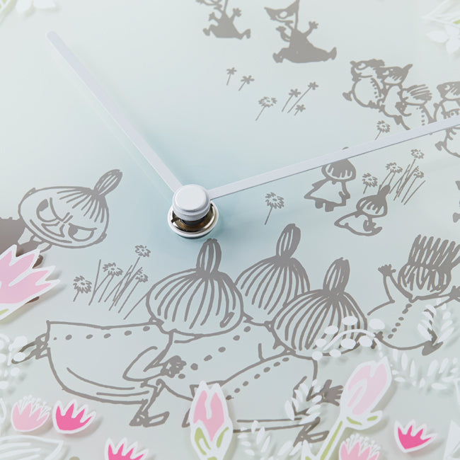 MOOMIN TIMEPIECES ムーミン タイムピーシーズ 壁掛けクロック 河東梨香デザイン ( Little My chasing )