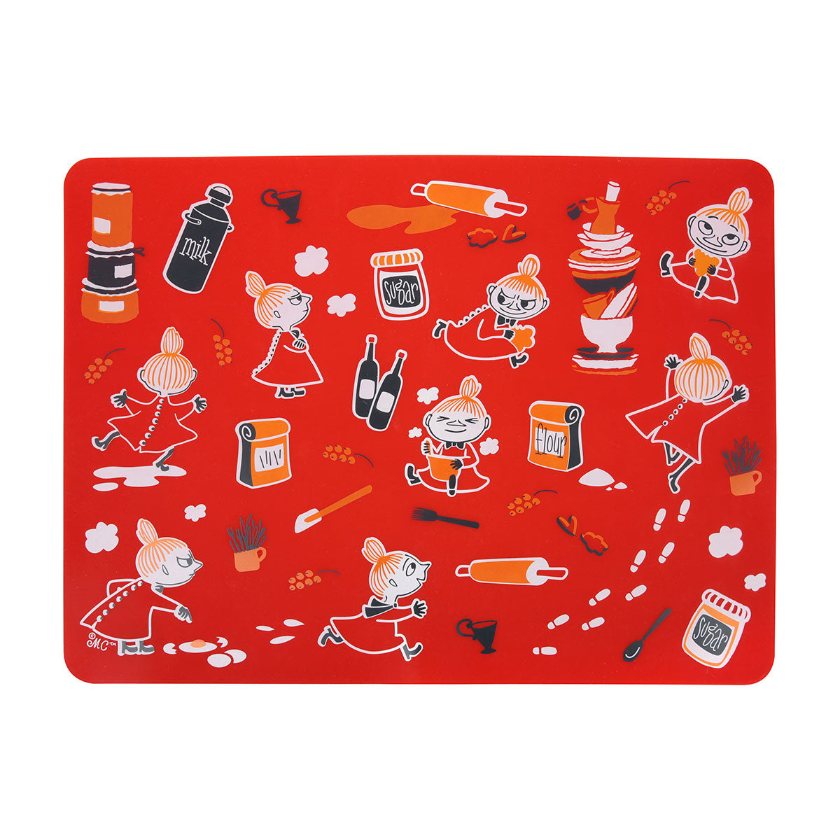Moomin ムーミン Martinex マルチネックス ベイキングマット ( リトルミイ / レッド )