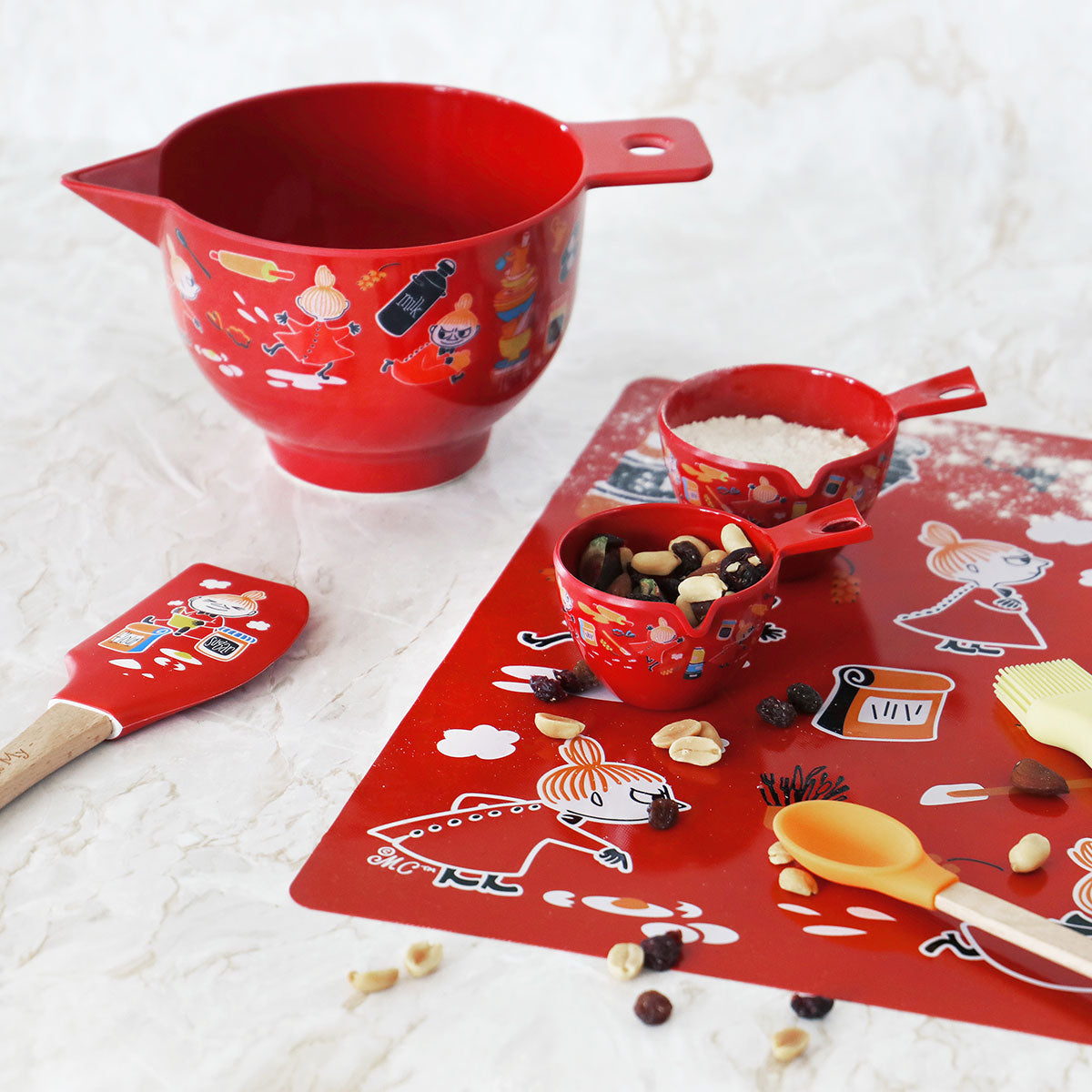 Moomin ムーミン Martinex マルチネックス ベイキングマット ( リトルミイ / レッド )