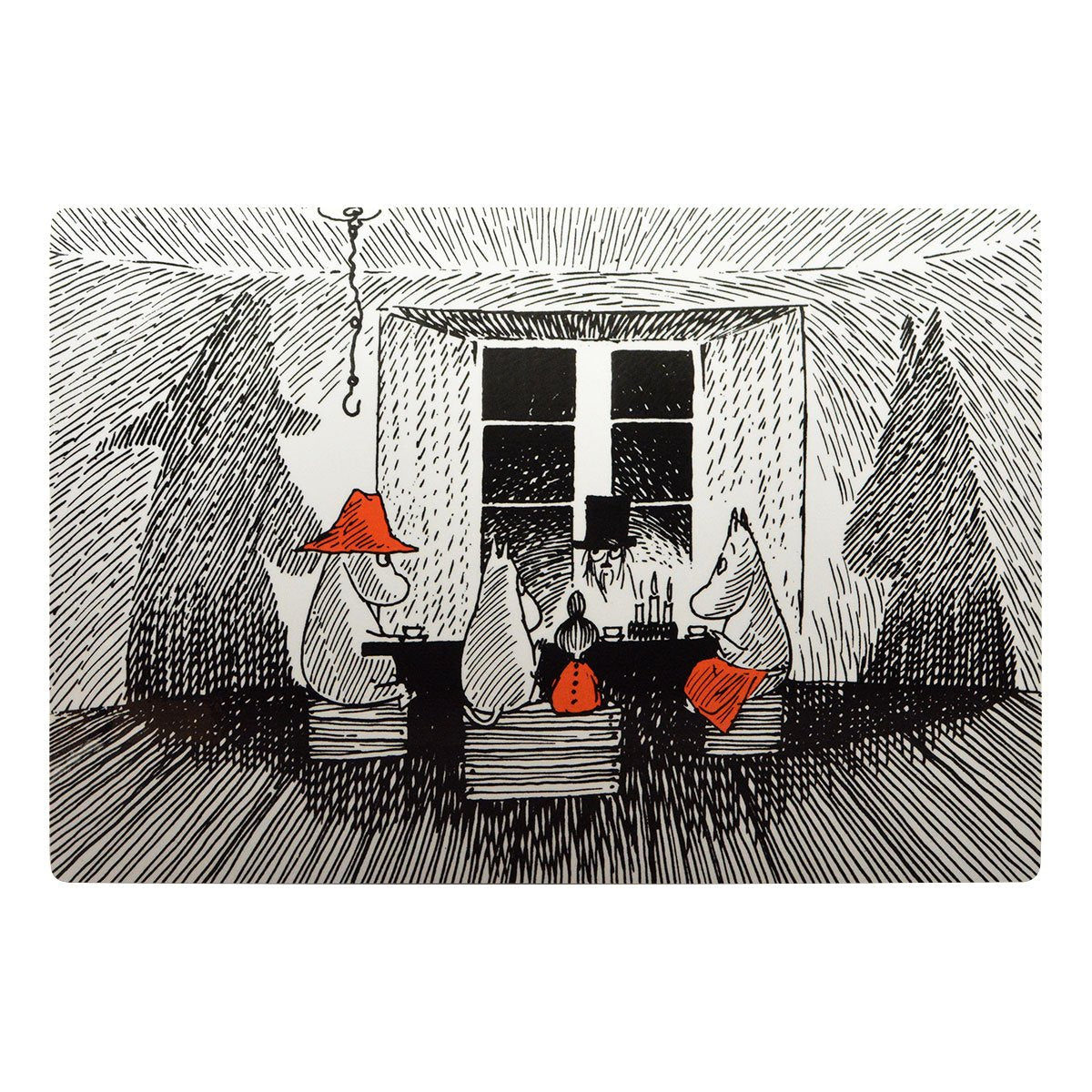 Moomin ムーミン Opto Design オプトデザイン テーブルマット ( Moomin Together )