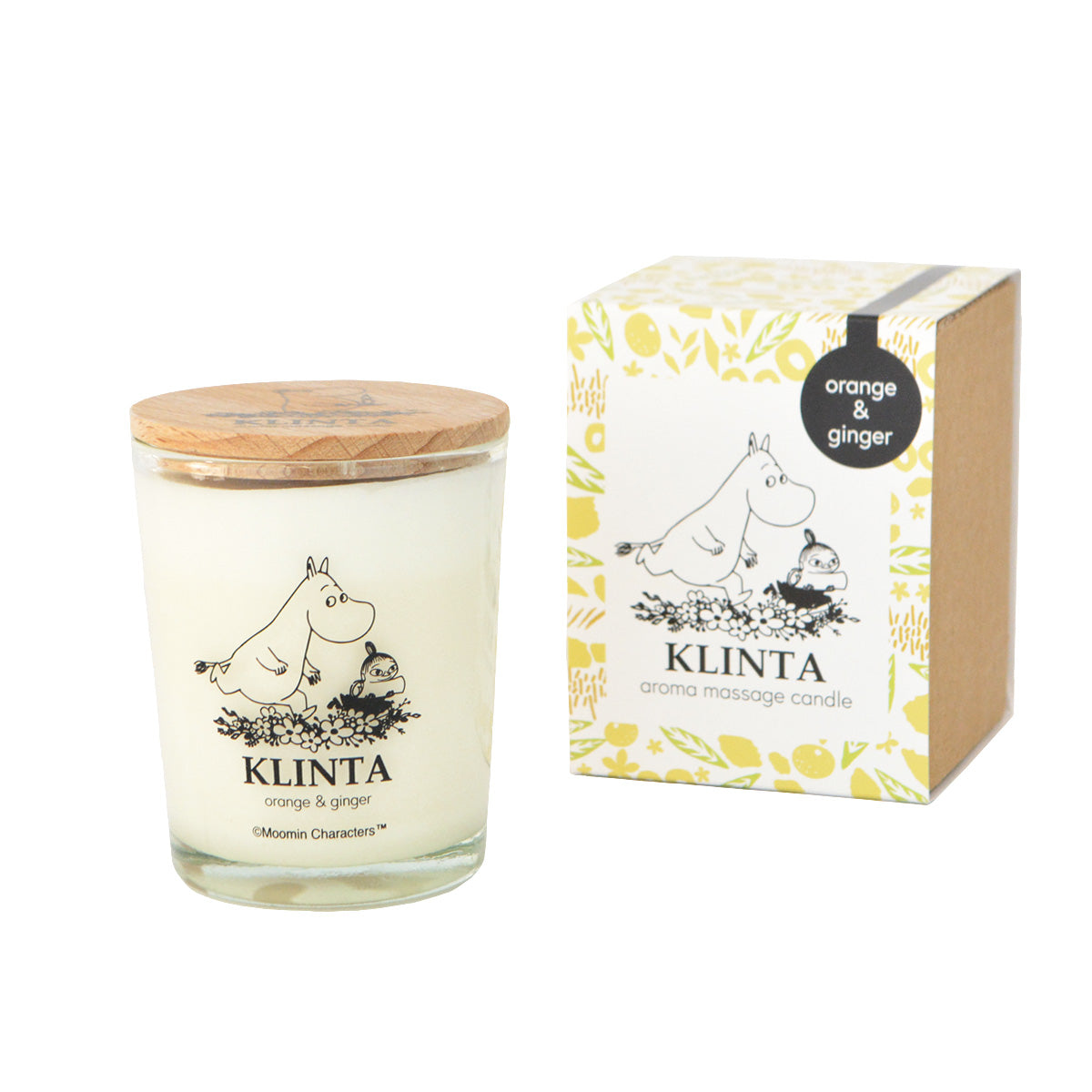 Moomin ムーミン KLINTA クリンタ マッサージキャンドル ( 16h / オレンジ&ジンジャー )