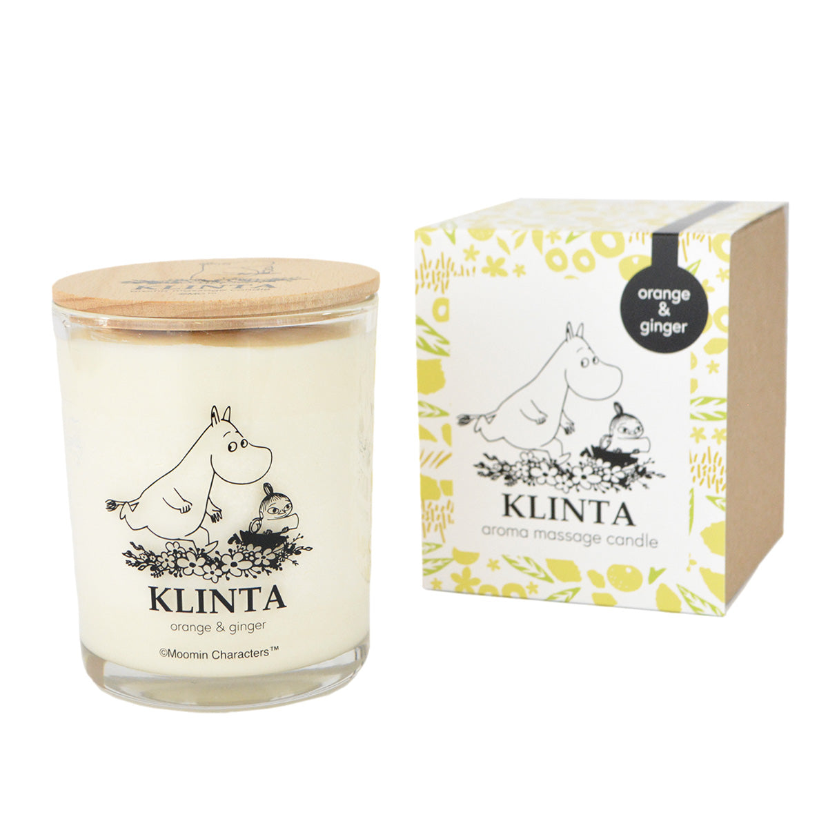 Moomin ムーミン KLINTA クリンタ マッサージキャンドル ( 40h / オレンジ&ジンジャー )