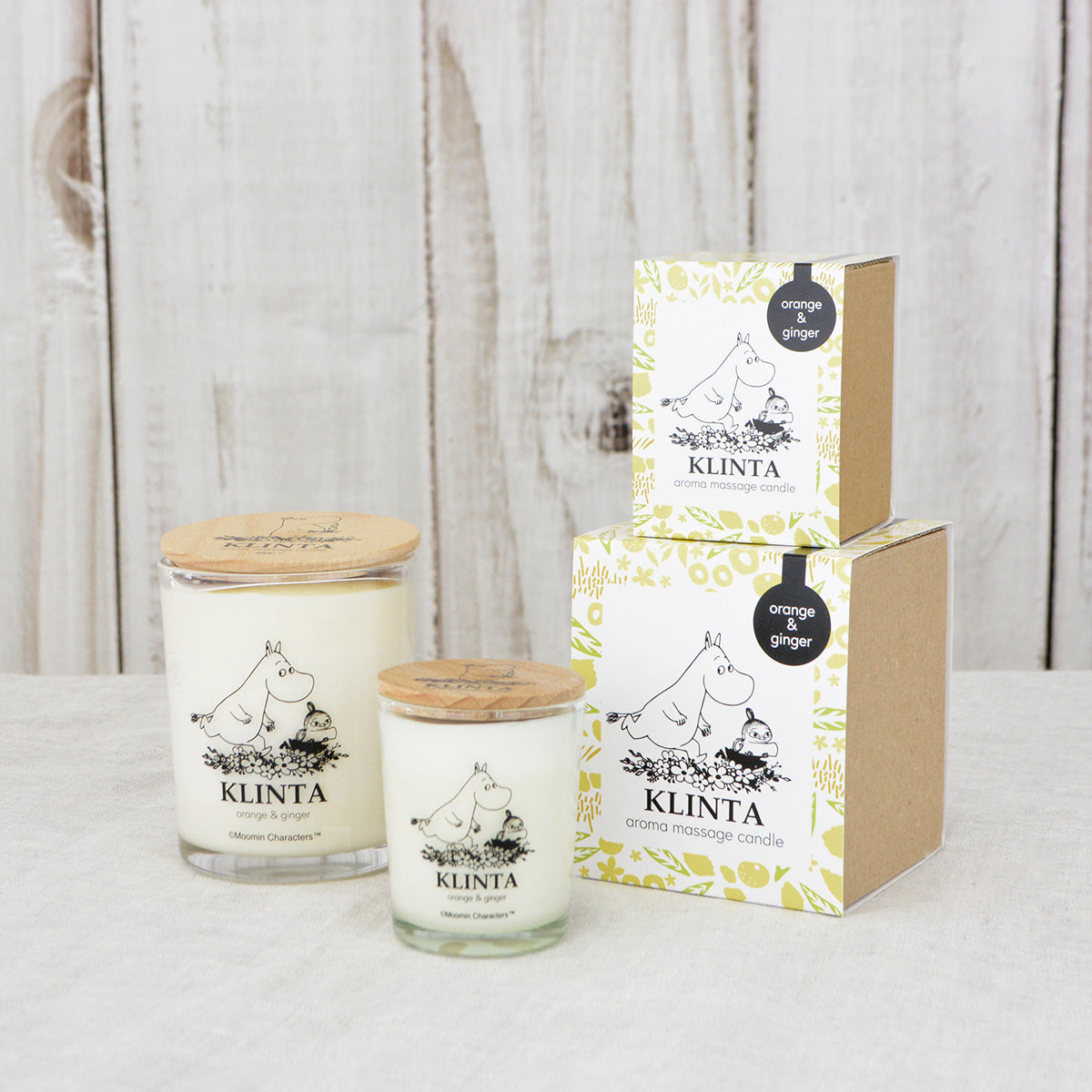Moomin ムーミン KLINTA クリンタ マッサージキャンドル ( 40h / オレンジ&ジンジャー )