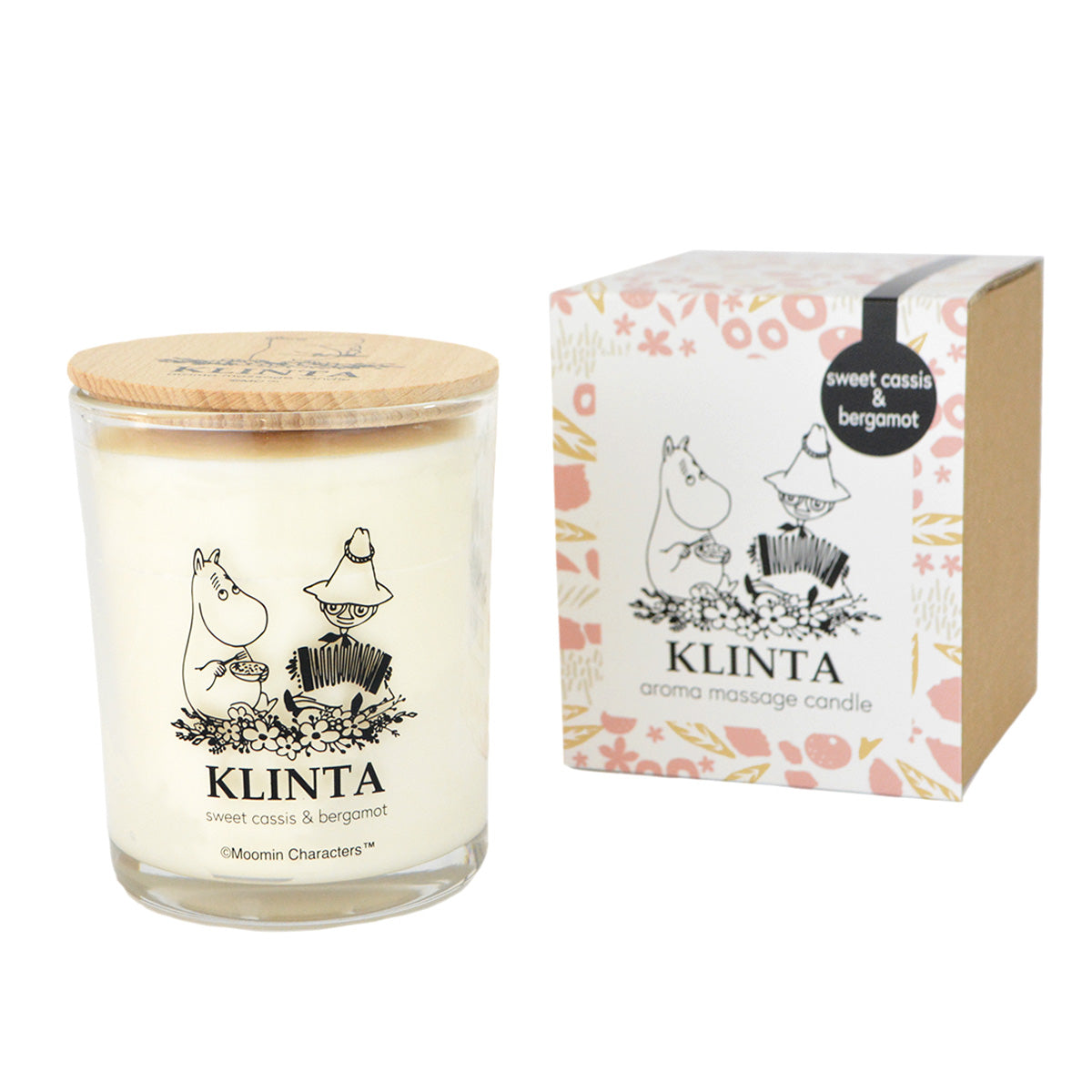 Moomin ムーミン KLINTA クリンタ マッサージキャンドル ( 200ml / スイートカシス＆ベルガモット )