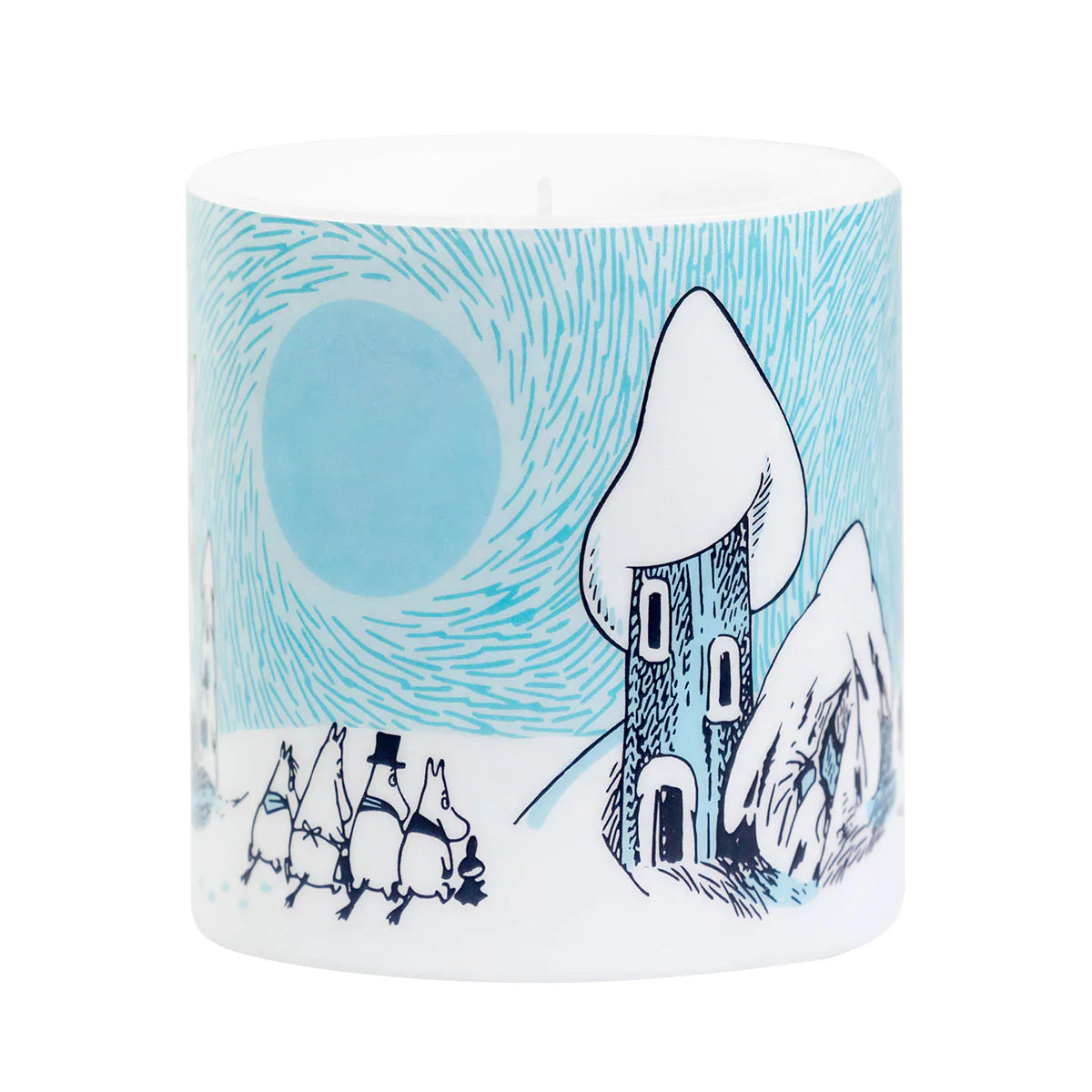 Moomin ムーミン Muurla ムールラ キャンドル ( Snowy Vally / H80mm )