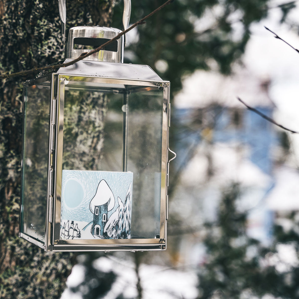 Moomin ムーミン Muurla ムールラ キャンドル ( Snowy Vally / H80mm )