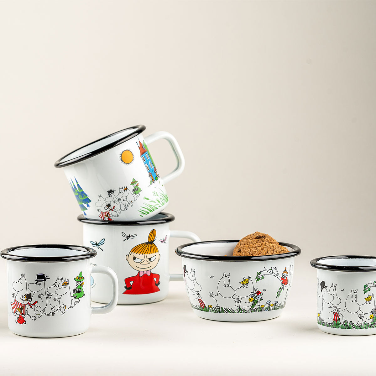 Moomin ムーミン Muurla ムールラ ホーローボウル ( Moominvalley / 600ml )