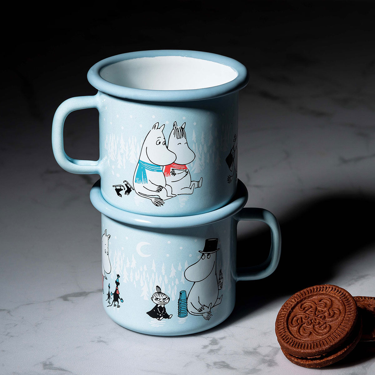 Moomin ムーミン Muurla ムールラ ホーローマグ ( Day on Ice / 250ml )