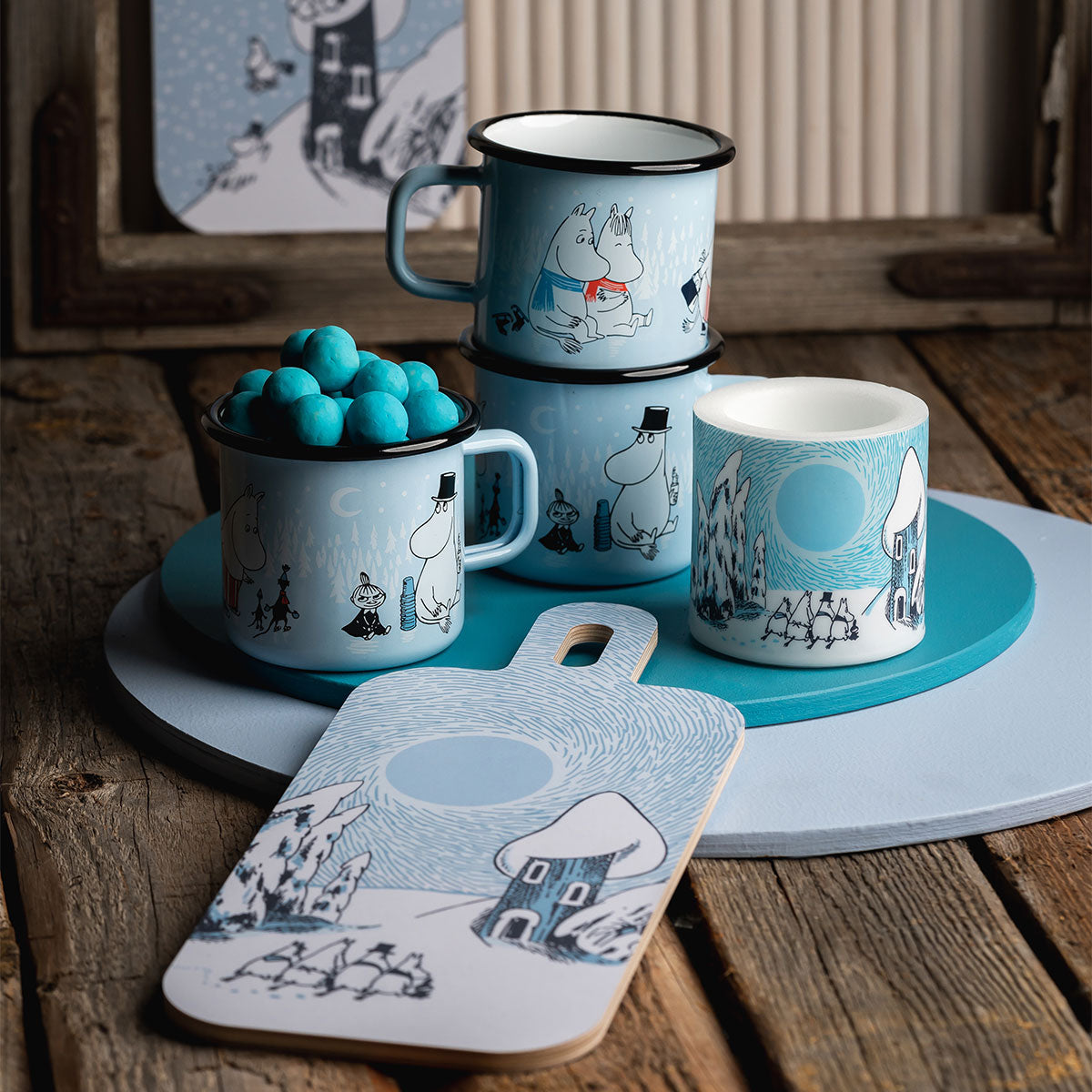 Moomin ムーミン Muurla ムールラ ホーローマグ ( Day on Ice / 250ml )