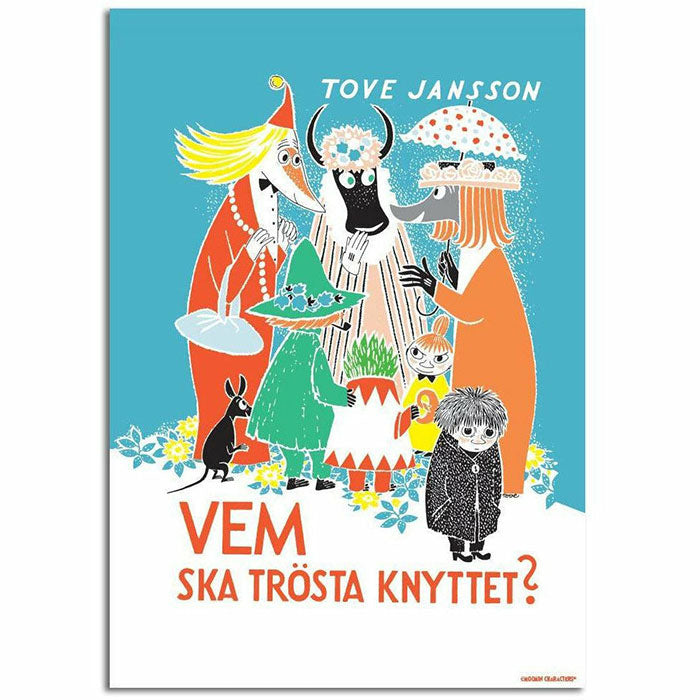 Moomin ムーミン ポスター ( Who will comfort Toffle? / 50 x 70 cm )