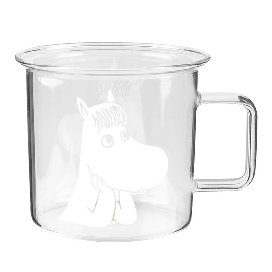 Moomin ムーミン Muurla ムールラ ガラスマグ ( スノークのおじょうさん / クリア&ホワイト )