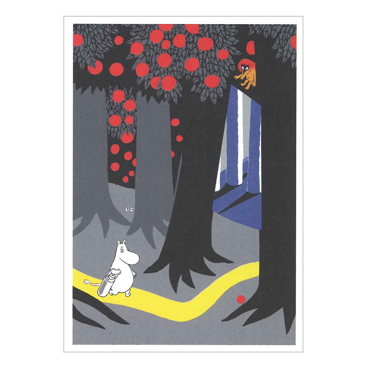 Moomin ムーミン Karto カルト ポストカード ( 森の中のムーミン )