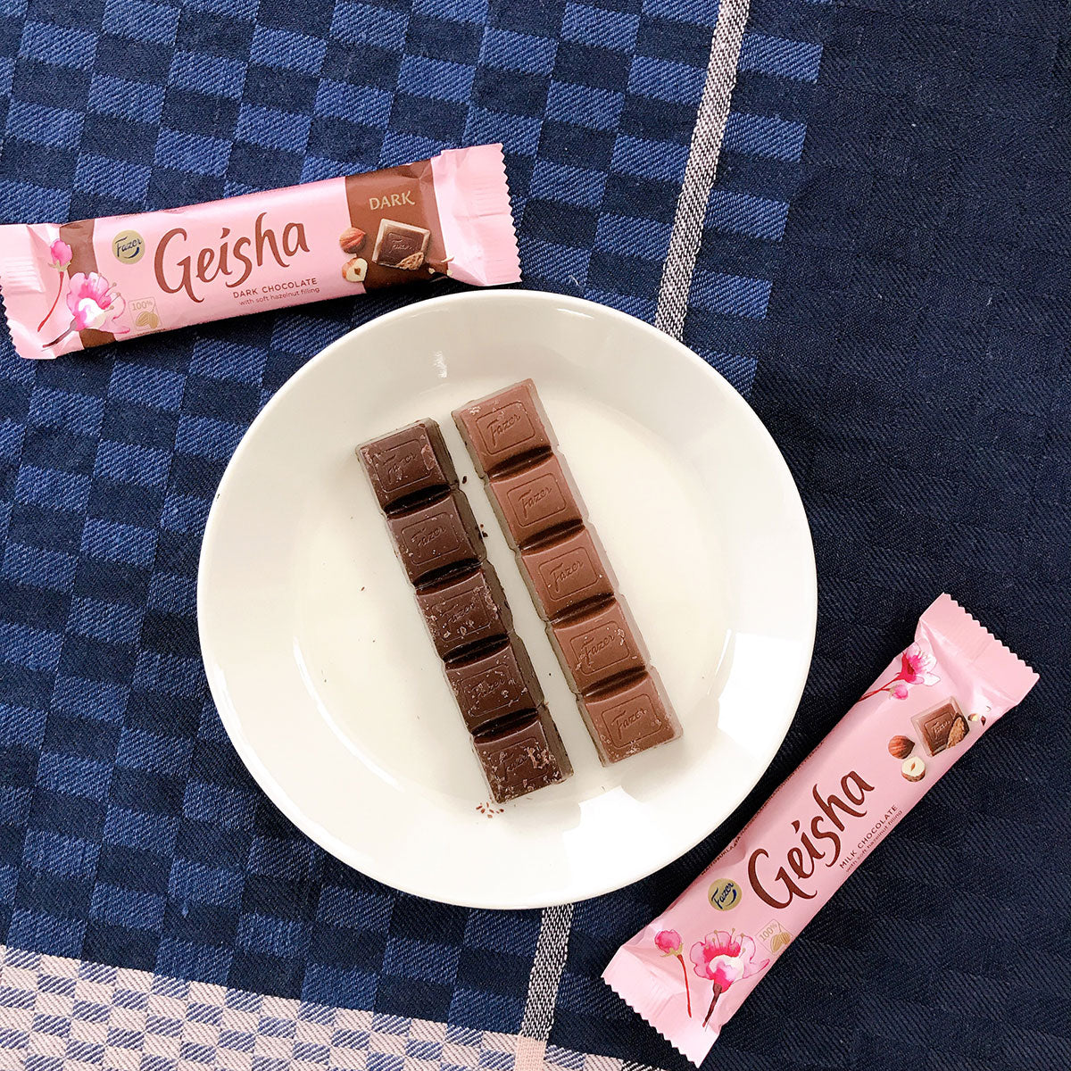 Fazer ファッツェル Geisha ゲイシャ ミルクチョコレート(バー / 37g)