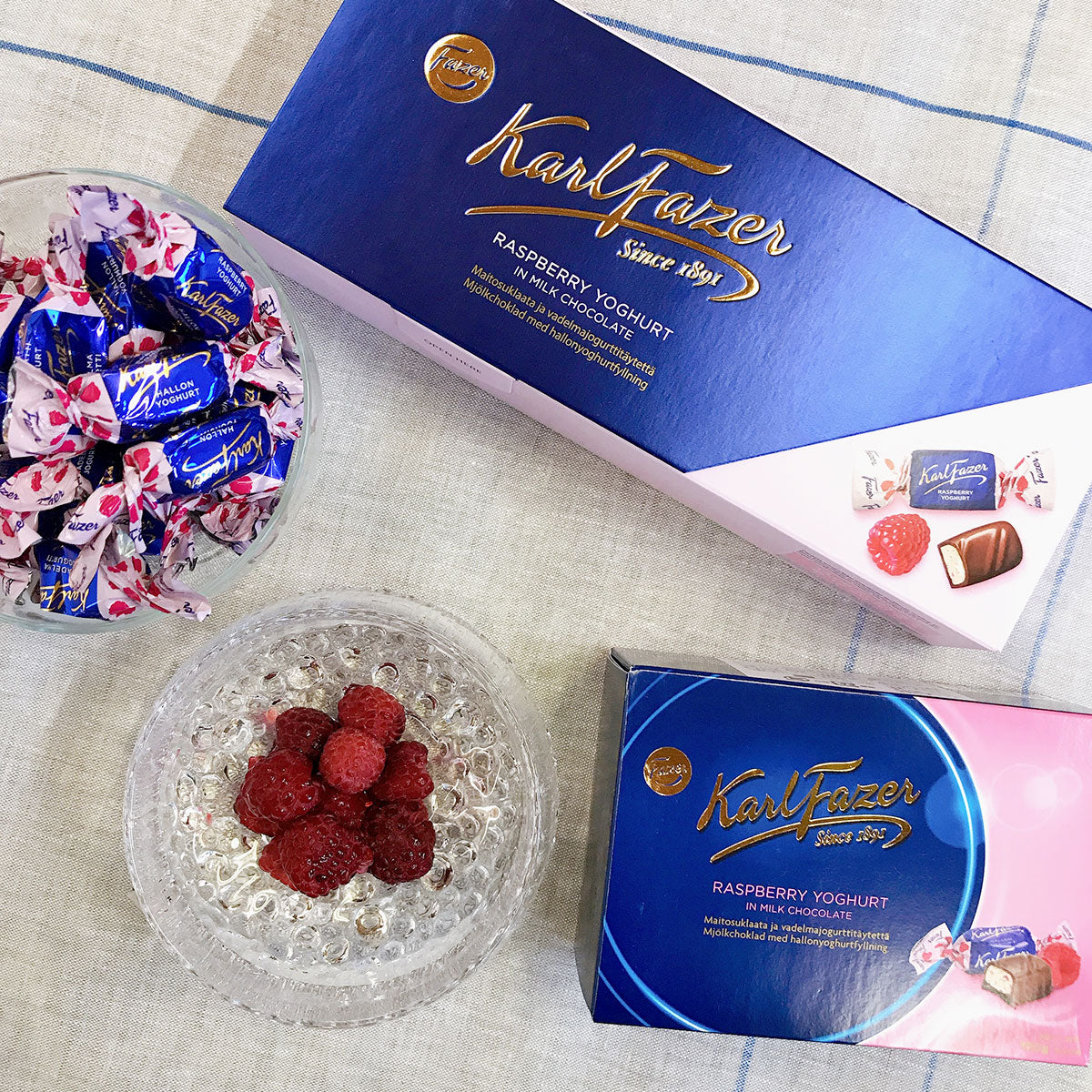 Fazer ファッツェル KarlFazer ラズベリーヨーグルト(箱入り / 250g)