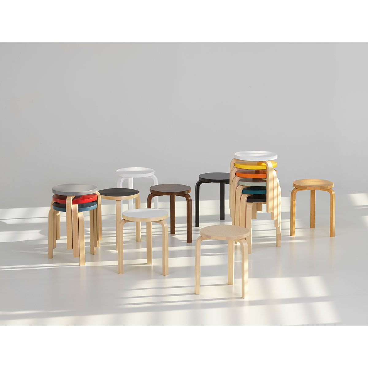 Artek アルテック スツール60 ( オレンジ ラッカー )