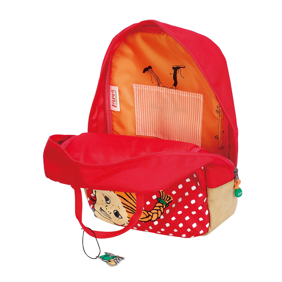 Pippi ピッピ Libro Fashion Works リブロファッションワークス レトロバックバック ( S / レッドドット )