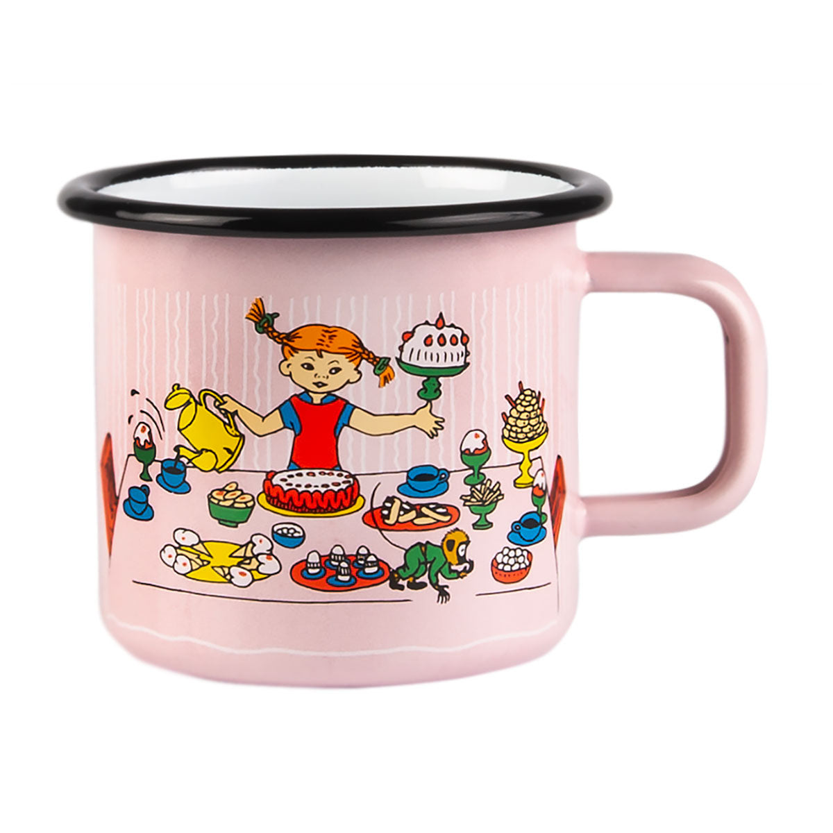 Pippi ピッピ Muurla ムールラ ホーローマグ(ピッピのお誕生日 / 370ml)