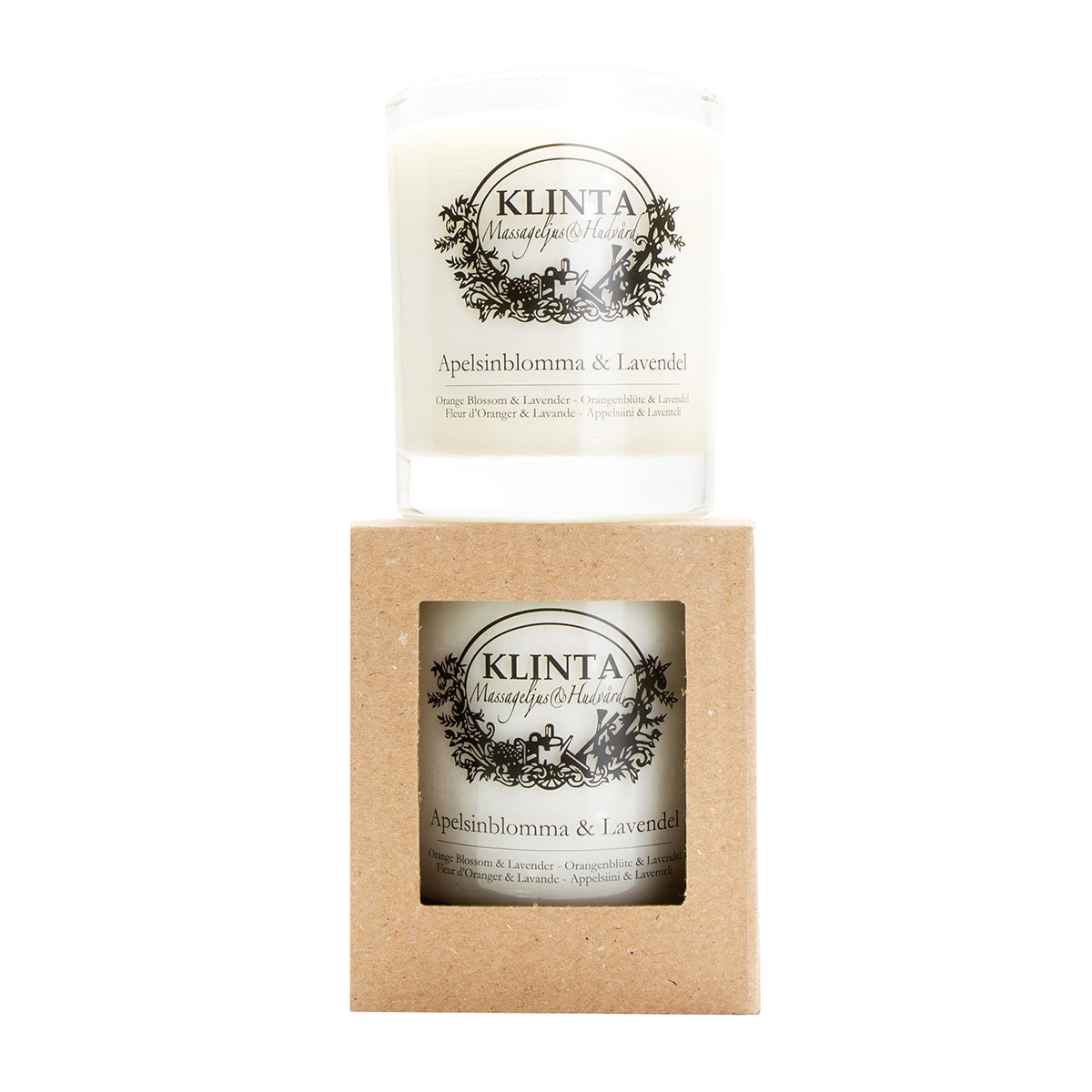 【30%OFF】KLINTA クリンタ マッサージキャンドル( 40h / オレンジブロッサム&ラベンダー )【セール】