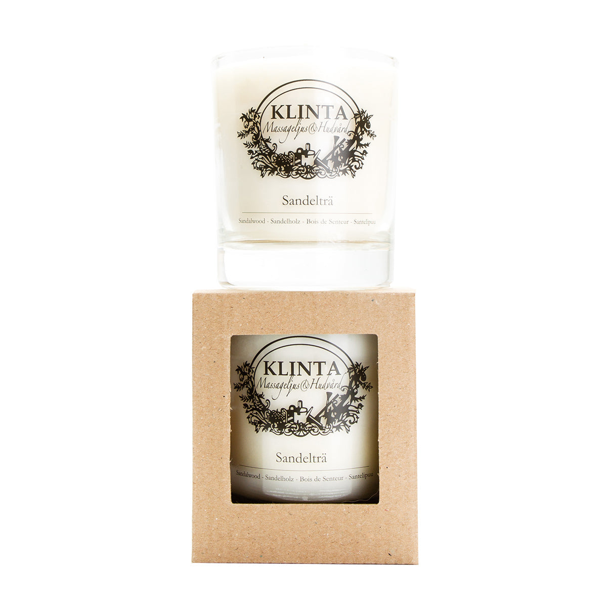 【30%OFF】KLINTA クリンタ マッサージキャンドル( 40h / サンダルウッド )【セール】