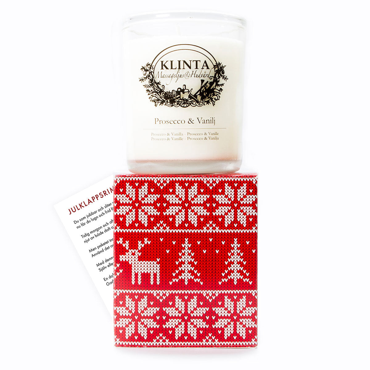 【30%OFF】KLINTA クリンタ マッサージキャンドル Gifts ( 40h / プロセッコ&バニラ )【セール】