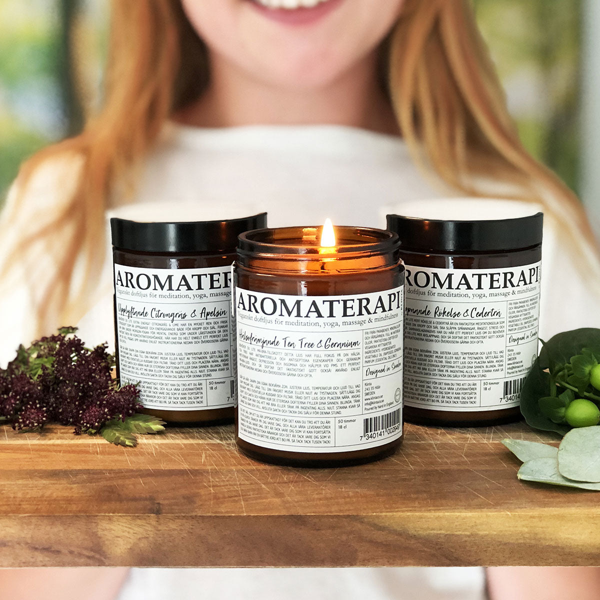 KLINTA クリンタ マッサージキャンドル AROMATERAPI ( 40h / ティーツリー&ゼラニュウム )