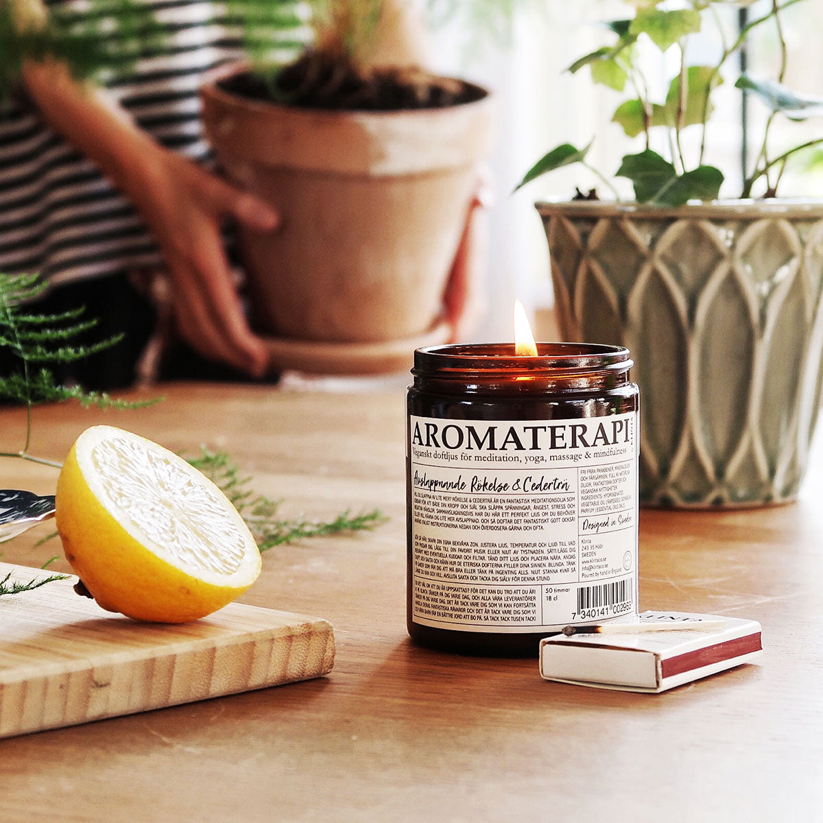 KLINTA クリンタ マッサージキャンドル AROMATERAPI ( 40h / ティーツリー&ゼラニュウム )