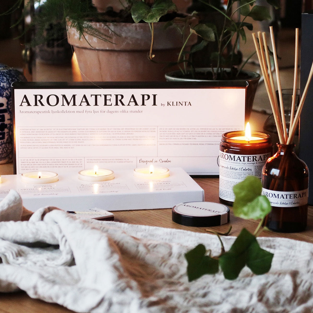 KLINTA クリンタ リードディフューザー AROMATERAPI ( 100ml / インセンス&シダーウッド )