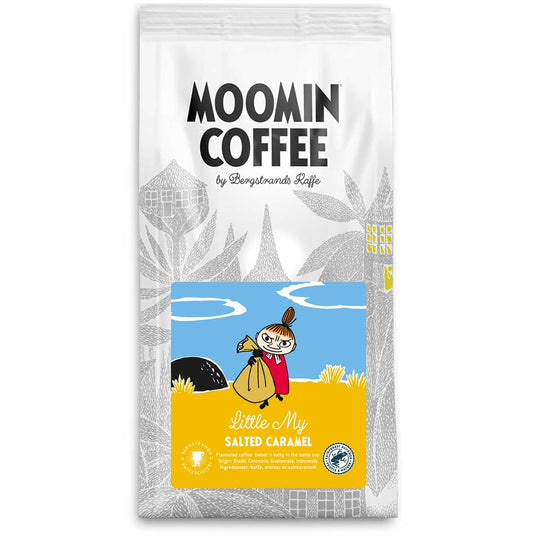 Moomin ムーミン Bergstrands Kafferos ベルグストランドコーヒー ムーミンフレーバーコーヒー( リトルミイ / ソルティキャラメル /250g )