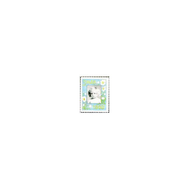 Danish Christmas Seals デンマーク クリスマス シール (1910年/1枚)
