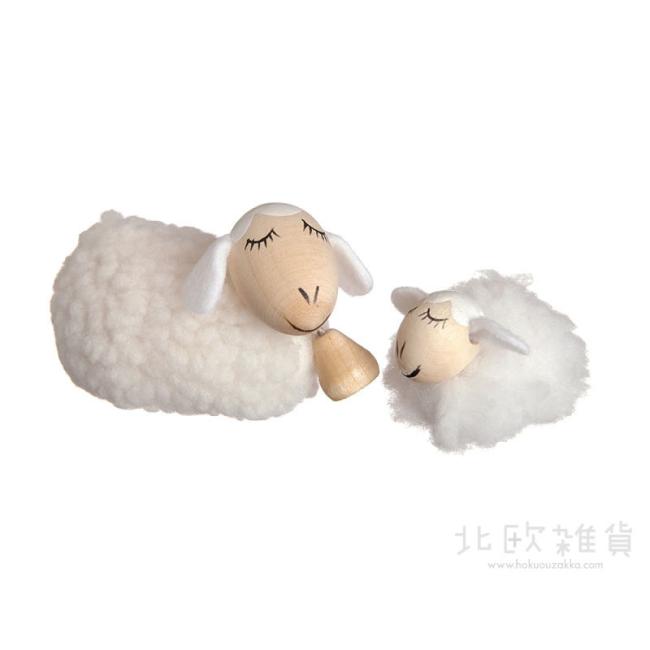 NORDIKA nisse ノルディカ ニッセ クリスマス 木製人形(ヒツジ / ホワイト / M)
