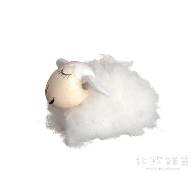 NORDIKA nisse ノルディカ ニッセ クリスマス 木製人形(ヒツジ / ホワイト / S)