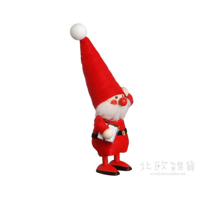 NORDIKA nisse ノルディカ ニッセ クリスマス 木製人形（プレゼントを持ったサンタ / レッド）