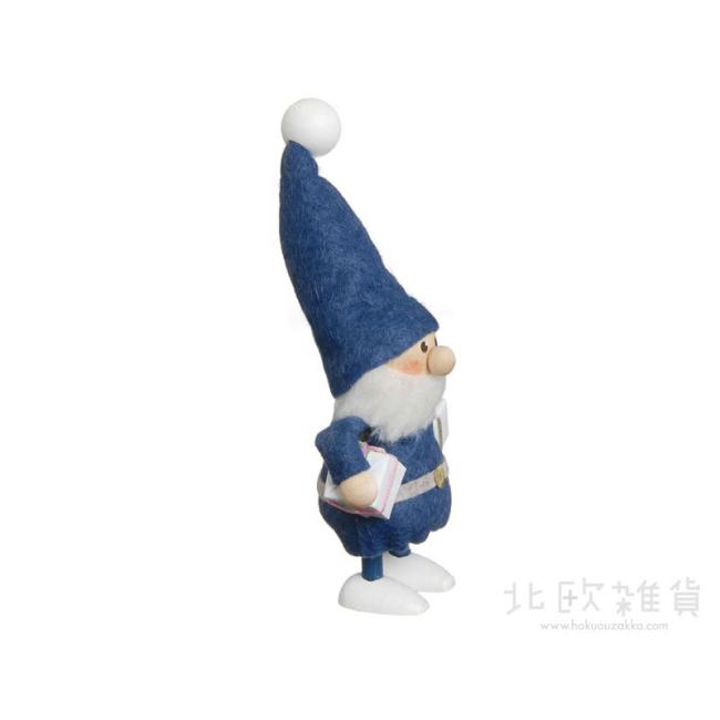 NORDIKA nisse ノルディカ ニッセ クリスマス 木製人形（よくばりなサンタ / ブルー）
