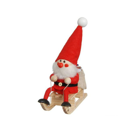 NORDIKA nisse ノルディカ ニッセ クリスマス 木製人形(そりに乗ったサンタ / レッド)