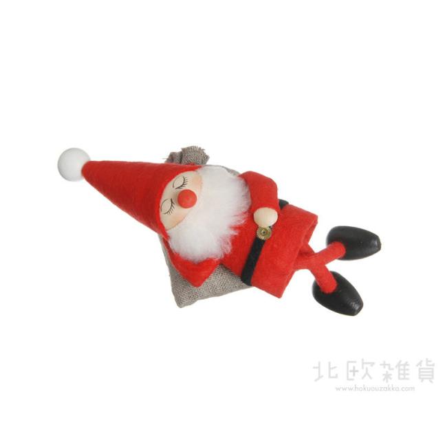NORDIKA nisse ノルディカ ニッセ クリスマス 木製人形(寝ているサンタ / レッド)