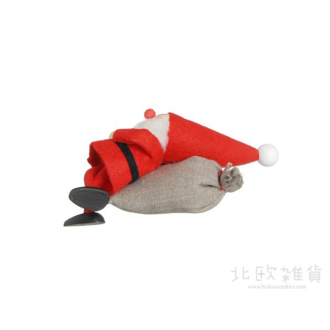 NORDIKA nisse ノルディカ ニッセ クリスマス 木製人形(寝ているサンタ / レッド)