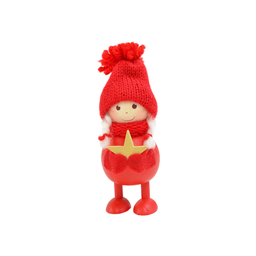 NORDIKA nisse ノルディカ ニッセ クリスマス 木製人形 (星を抱えた女の子)