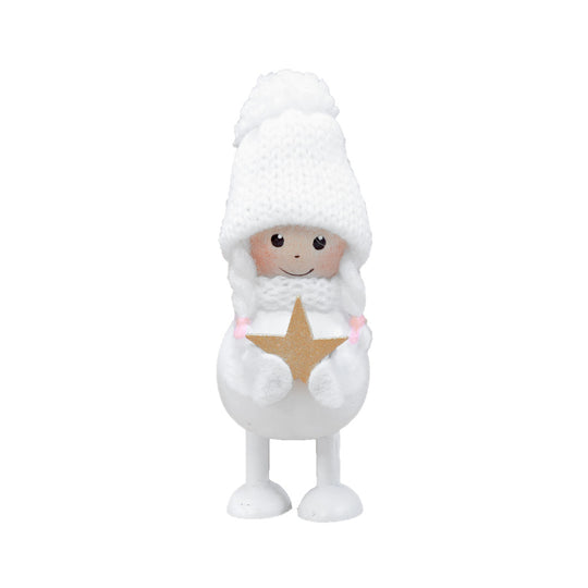 NORDIKA nisse ノルディカ ニッセ クリスマス 木製人形(星を抱えた白い女の子)