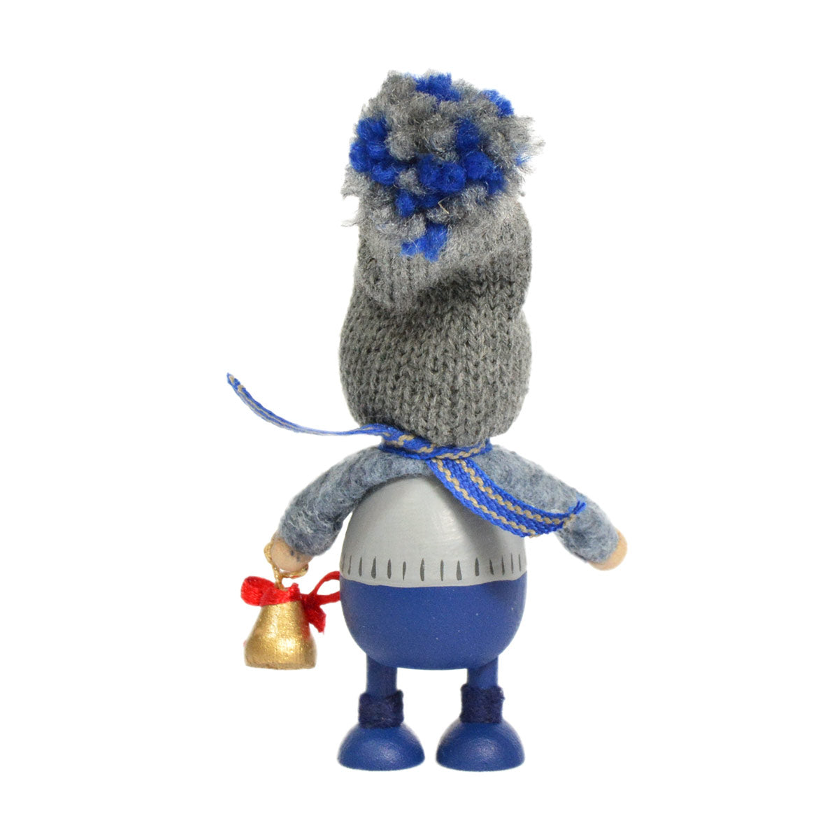 NORDIKA nisse ノルディカ ニッセ クリスマス 木製人形(ベルを持った青いふとっちょ男の子)