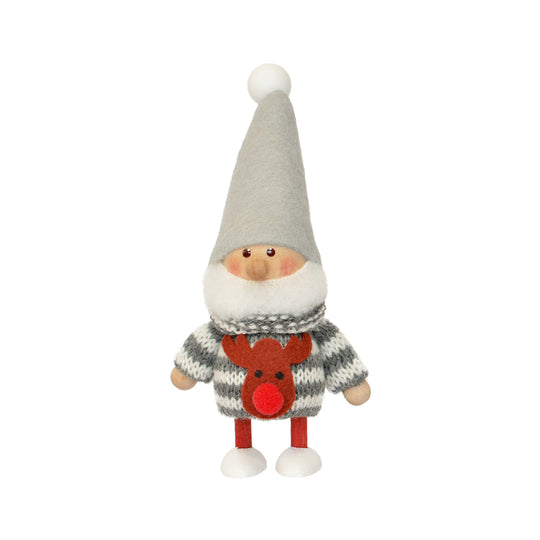 NORDIKA nisse ノルディカ ニッセ クリスマス 木製人形(ニットセーターサンタ(トナカイ))