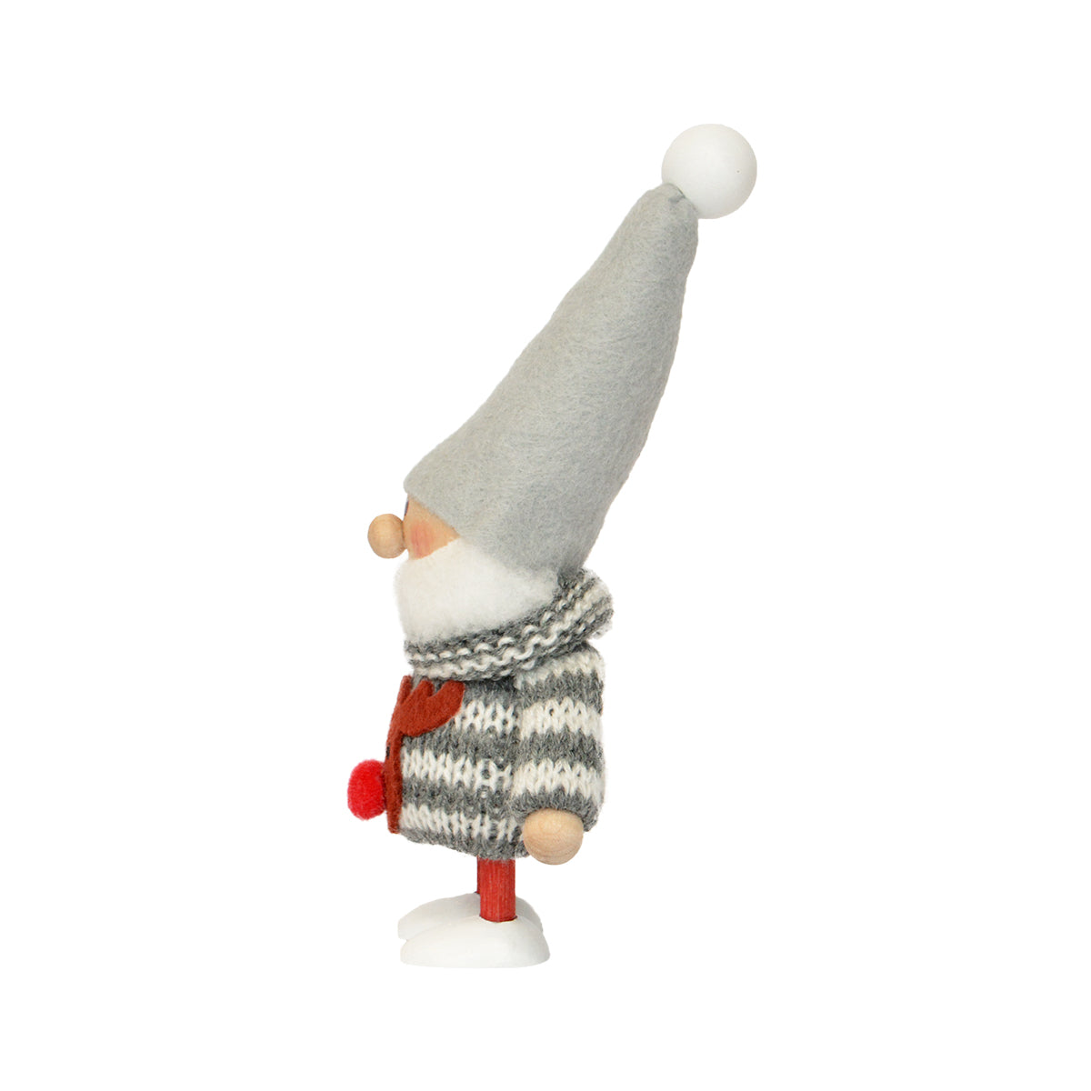 NORDIKA nisse ノルディカ ニッセ クリスマス 木製人形(ニットセーターサンタ(トナカイ))