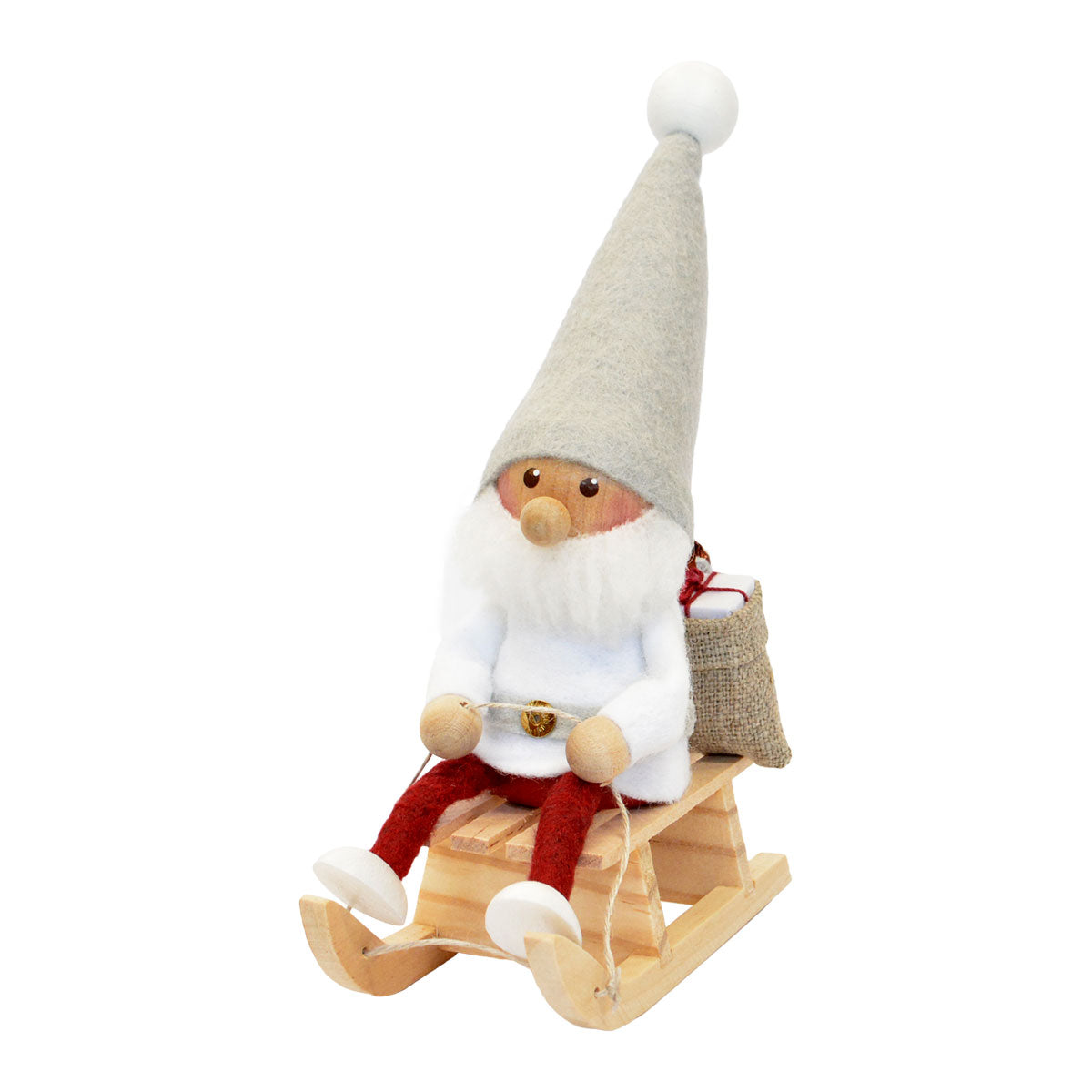 NORDIKA nisse ノルディカ ニッセ クリスマス 木製人形(そりに乗るサンタ / サイレントナイト)