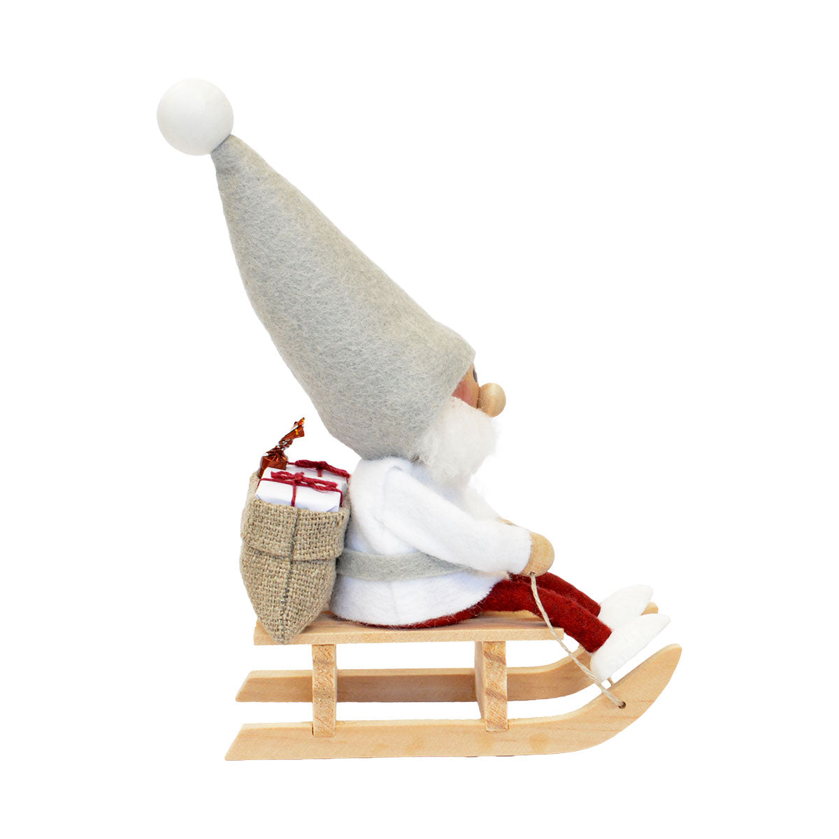NORDIKA nisse ノルディカ ニッセ クリスマス 木製人形(そりに乗るサンタ / サイレントナイト)