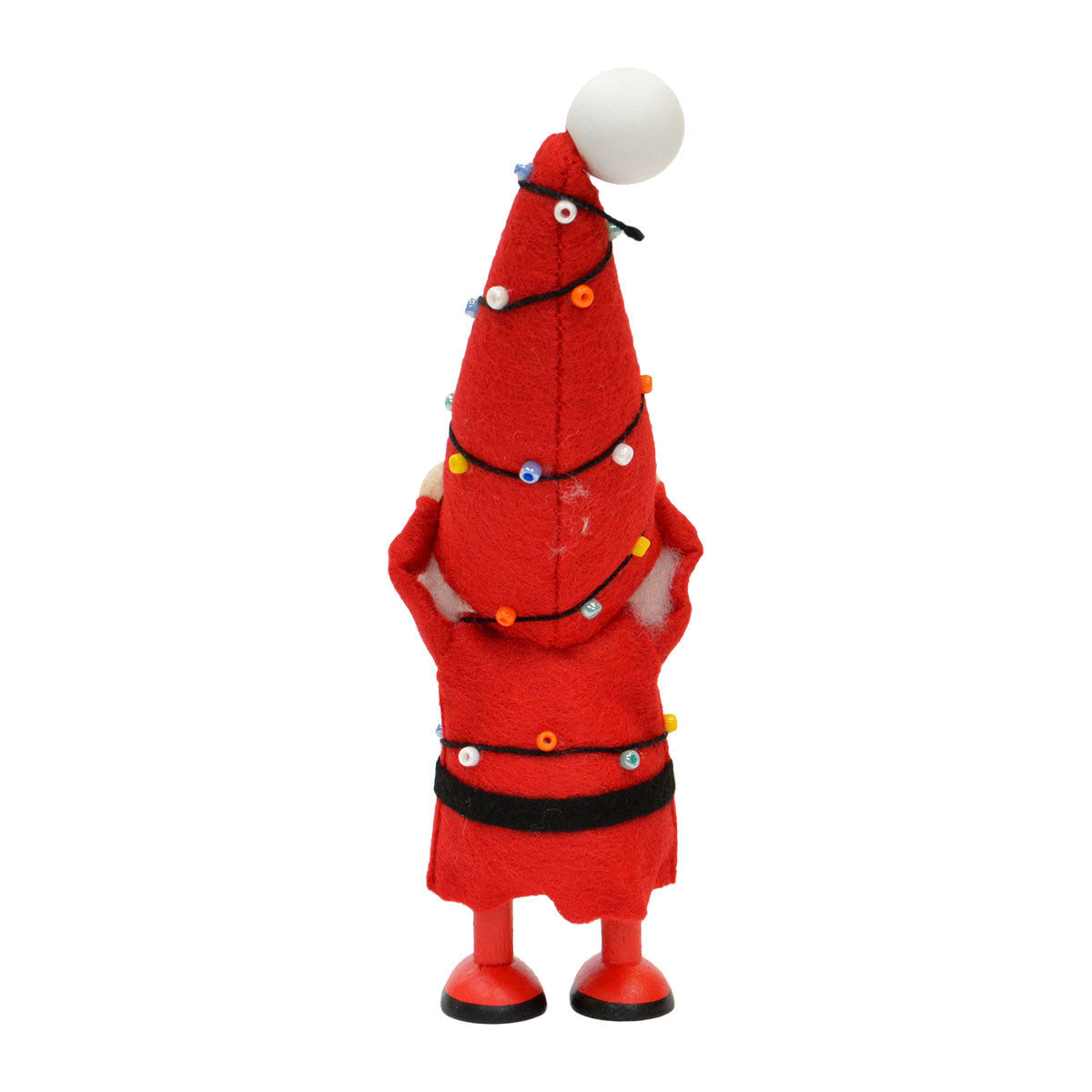 NORDIKA nisse ノルディカ ニッセ クリスマス 木製人形(電飾にからまるサンタ / レッド)