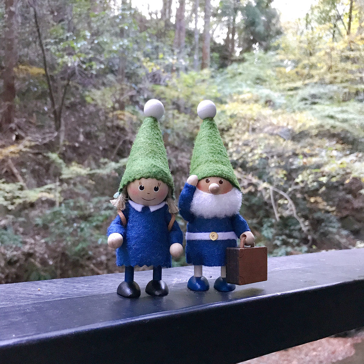 【当店オリジナル】NORDIKA nisse ノルディカ ニッセ 木製人形(『旅するニッセ』)