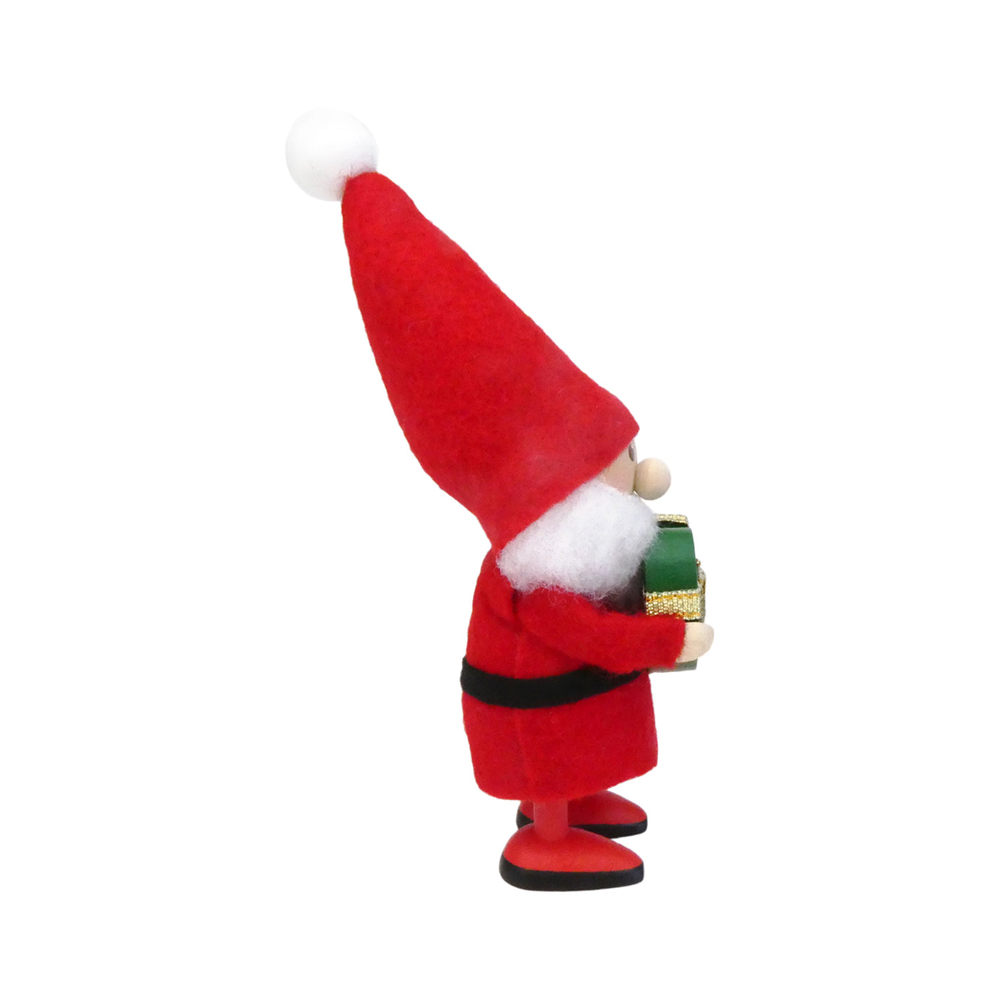NORDIKA nisse ノルディカ ニッセ クリスマス 木製人形( ハートフルサンタ / グリーン×ゴールド )