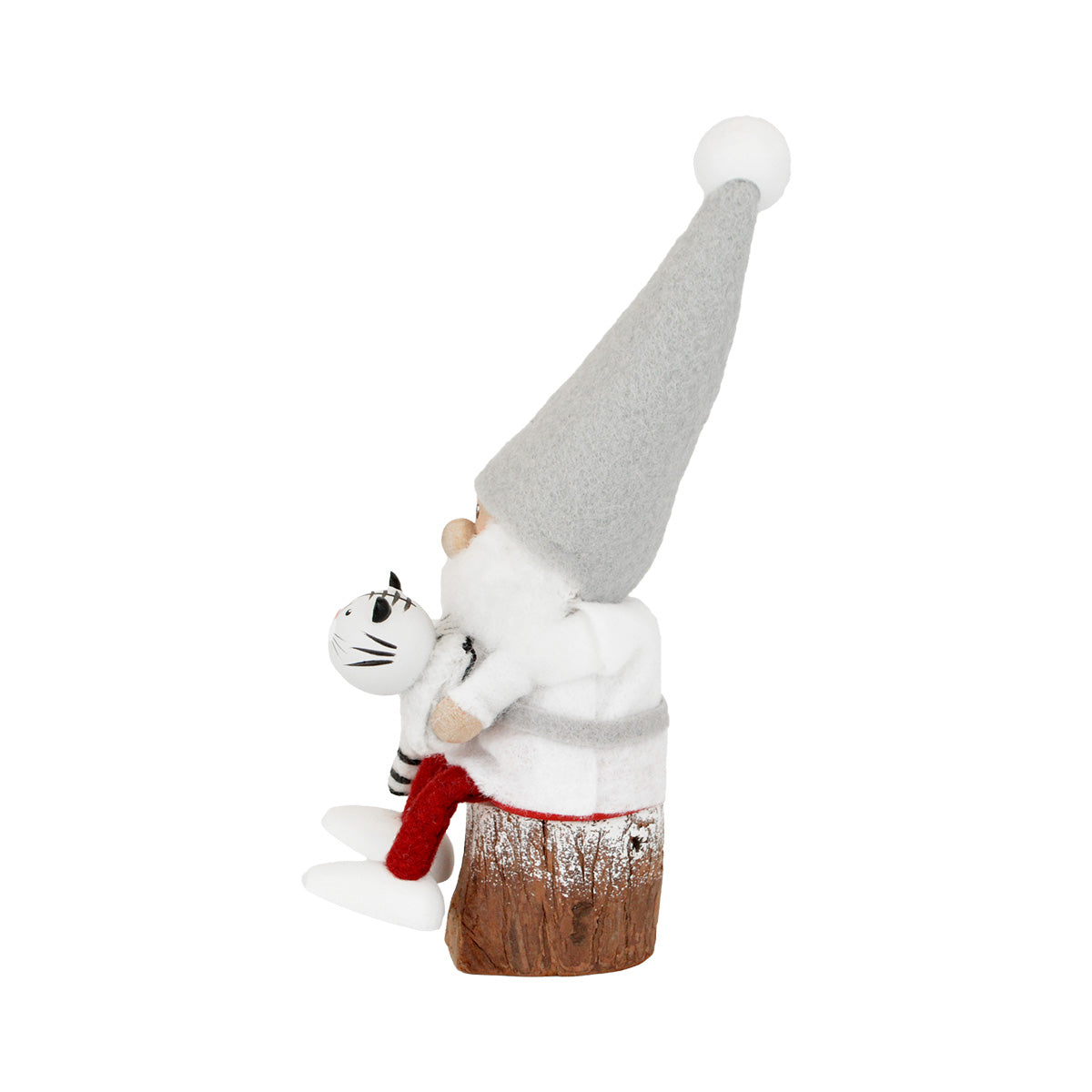 NORDIKA nisse ノルディカ ニッセ クリスマス 木製人形(トラを抱えたサンタ / サイレントナイト )