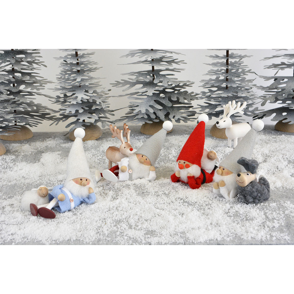 NORDIKA nisse ノルディカ ニッセ クリスマス 木製人形( ひとやすみサンタ / サイレントナイト )