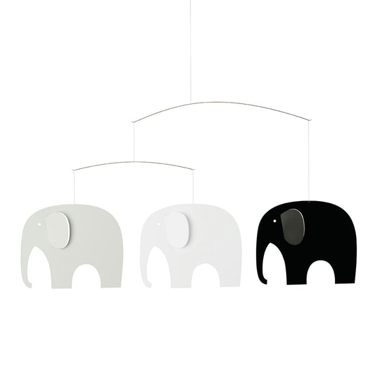 Flensted Mobiles フレンステッド・モビール(Elephant Party エレファントパーティー / ブラック ホワイト / 71S)
